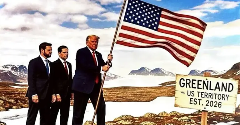 ট্রুথ সোশ্যালে পোস্ট করা ট্রাম্পের ছবি